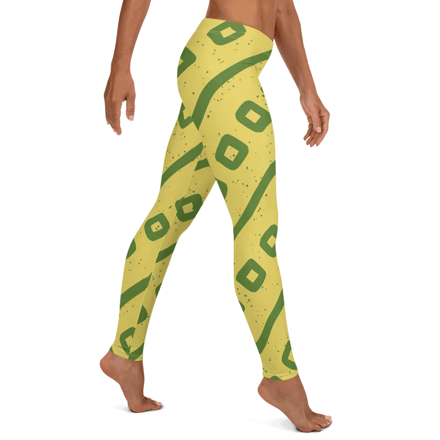 Geometric Green Squares All-Over Leggings product image (11)