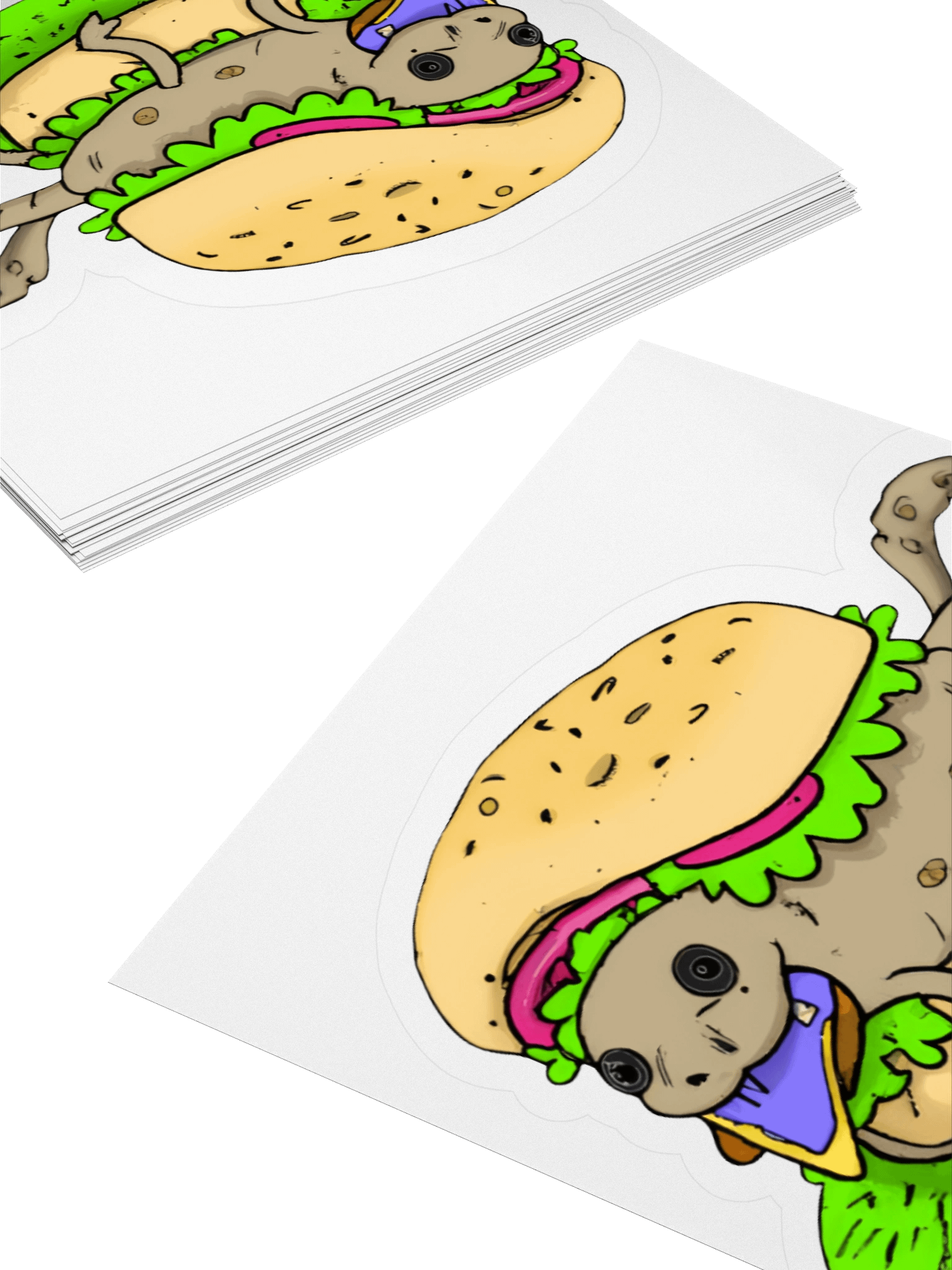 Water-Bear on a Bun — Cute Science Sticker product image (4)