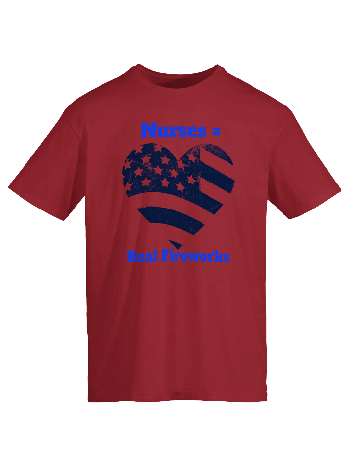 Patriotic Nurses Heart T-Shirt product image (1)