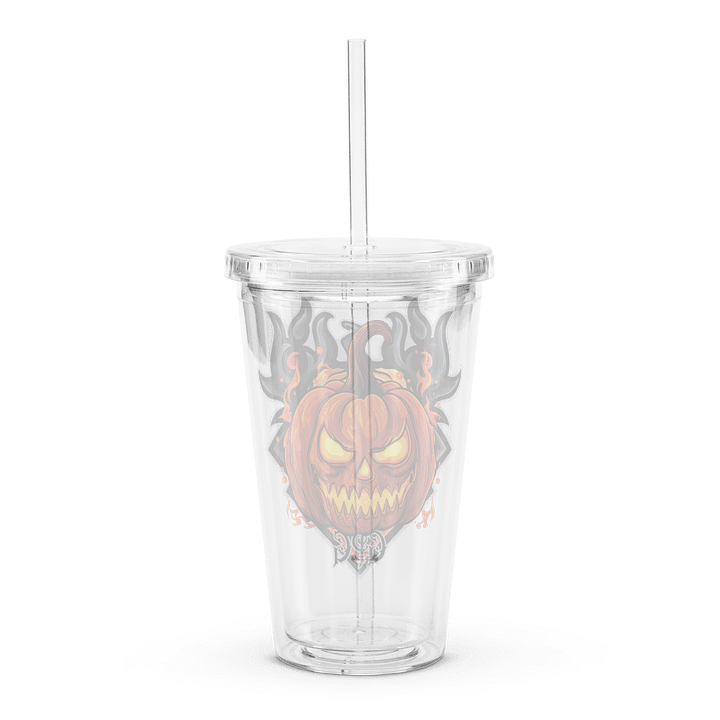 Fiery Jack-o'-Lantern Double Wall Tumbler product image (2)