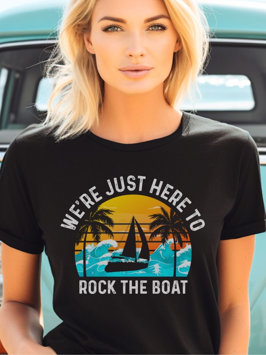 Rock the Boat Gildan 64000 Unisex Tshirt product image (1)