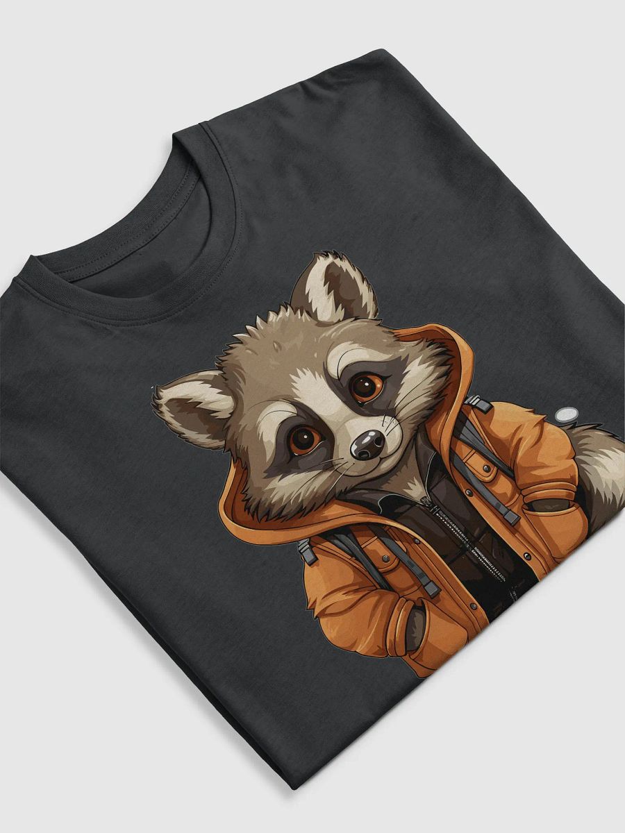 Raccoon in Orange Jacket Tee product image (5)