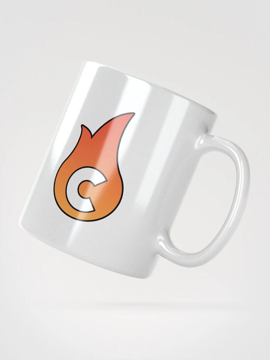 Logo V1 White Glossy Mug product image (3)