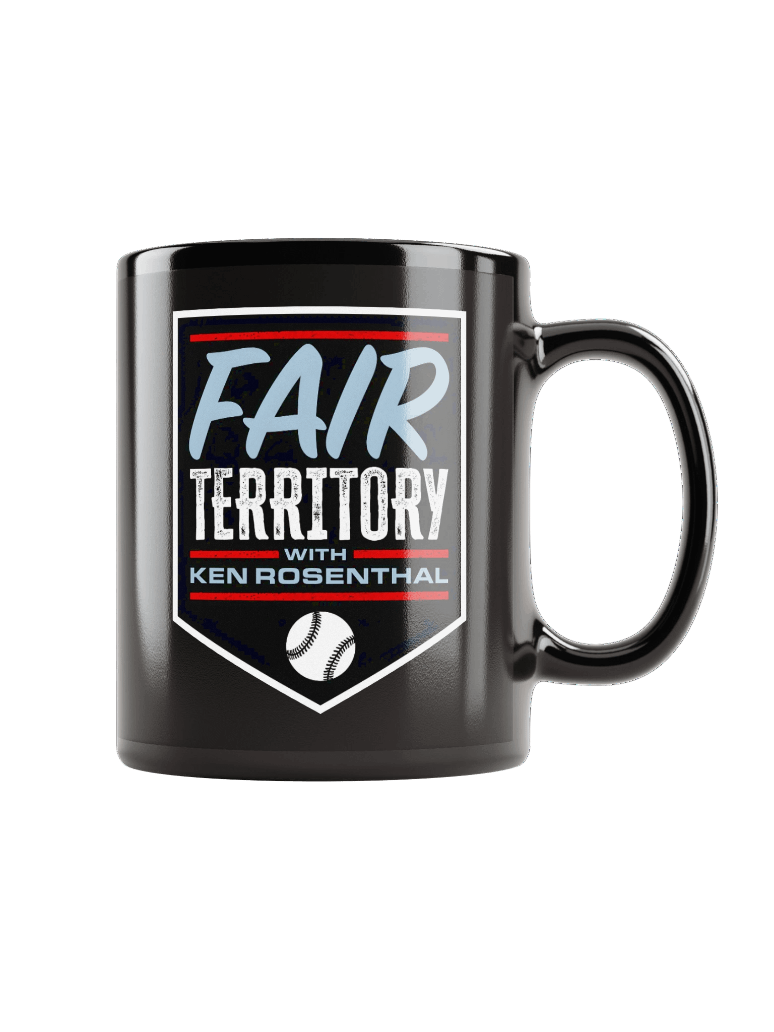 Fair Territory with Ken Rosenthal Glossy Black Mug product image (1)