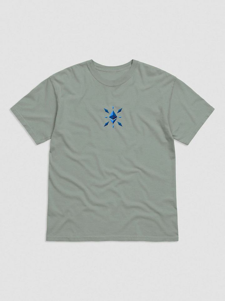 Blue Ethereum Spark Heavy Shirt | Wear the Future of Crypto product image (1)