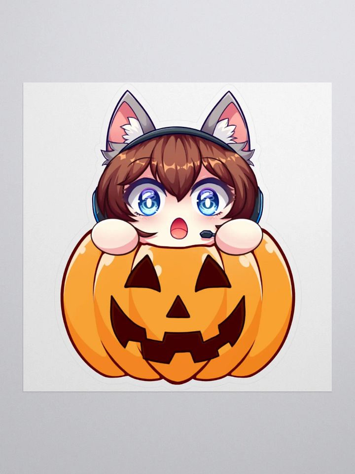 Jack-o-Cat Sticker product image (1)