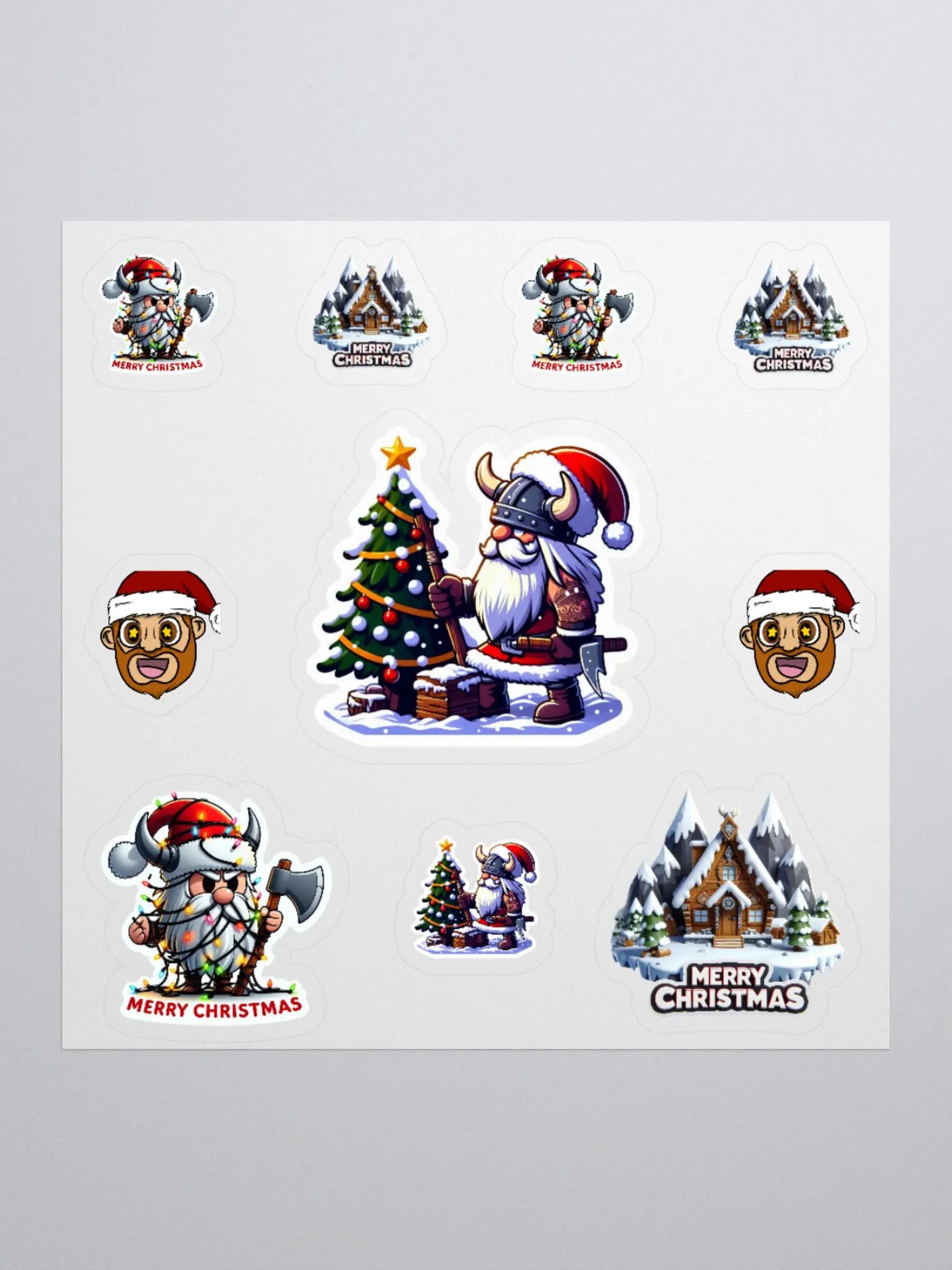 Axe Christmas Sticker Set product image (3)