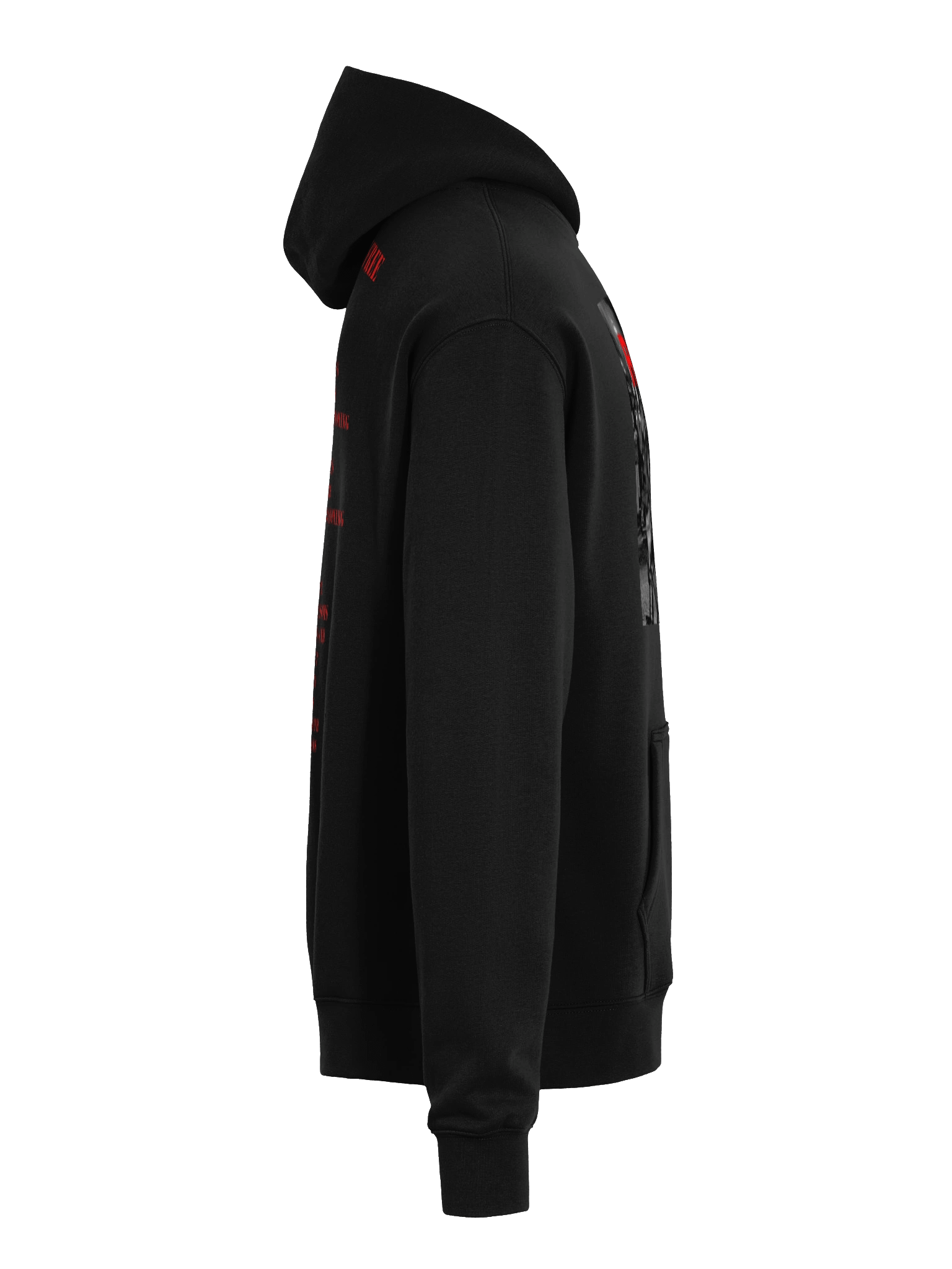 Oversized "Land of the Free" lyric hoodie product image (7)