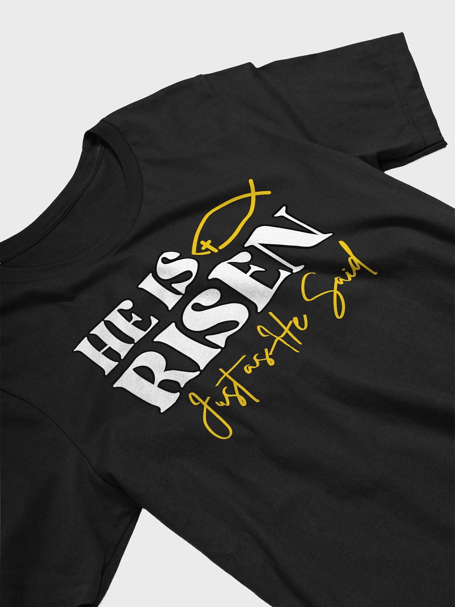 He is Risen, Just as He Said, Easter Bella Canvas T-shirt product image (4)