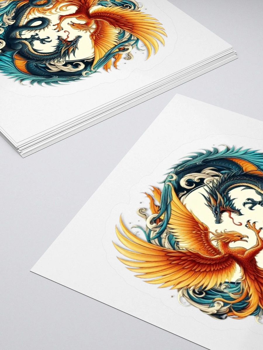 Phoenix vs Dragon Sticker product image (11)
