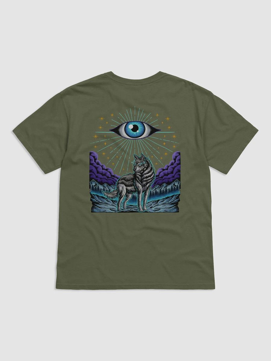 Heavy Weight Quixotic Wolf Sky T-Shirt product image (4)