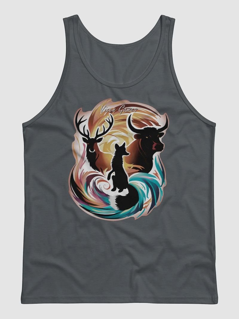Stag Vixen and Bull Soft Swirl Jersey Tank Top