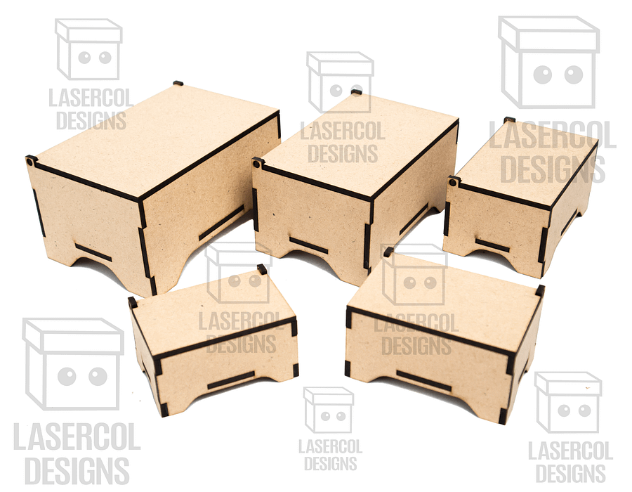 Boxes Set 8 (8 sizes) - Laser Cut Files product image (8)