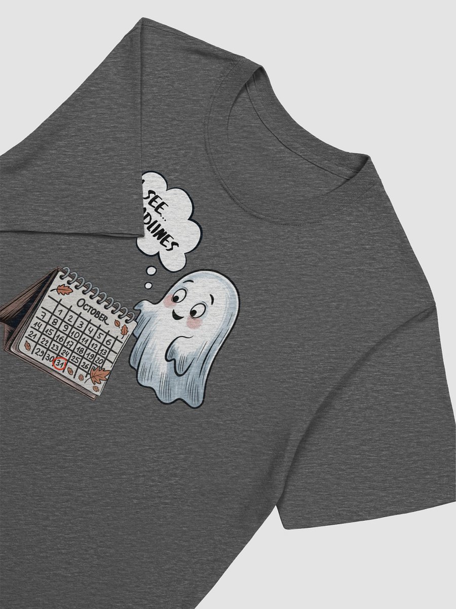 Cute Kawaii Ghost Halloween T-Shirt for Office Workers and True Crime Lovers product image (50)