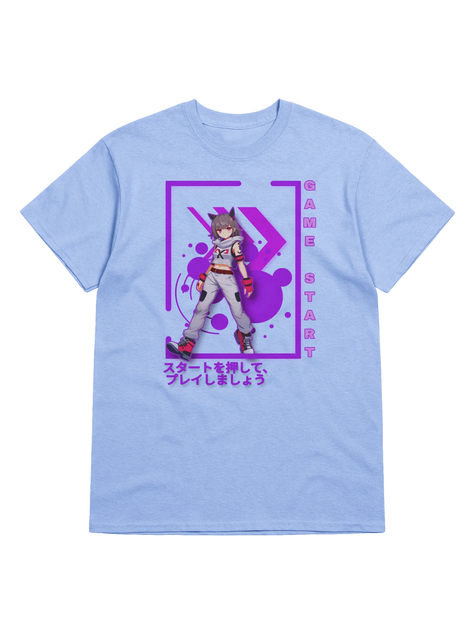 Gaming style t-shirt anime girl product image (35)