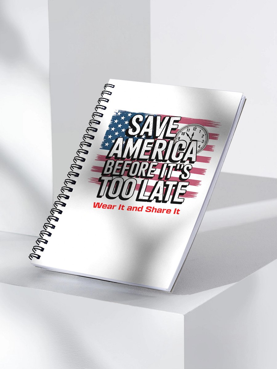 Save America Spiral Notebook product image (3)