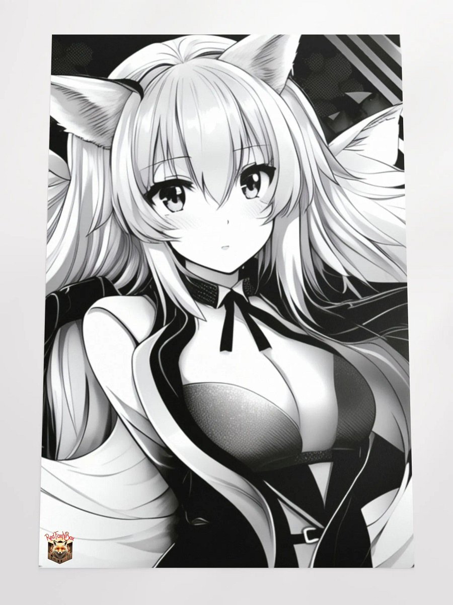 Pin Up Fox Girl Large Poster 24