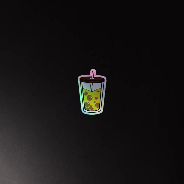 Sippin' Sunshine Intersex Pride - Holographic Sticker Pack product image (1)