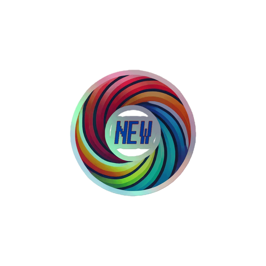 Vibrant Vortex Holographic Sticker Set product image (1)
