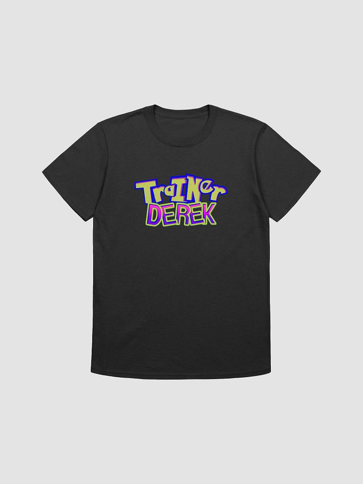 TrainerDerek Synthwave Logo Tee product image (1)