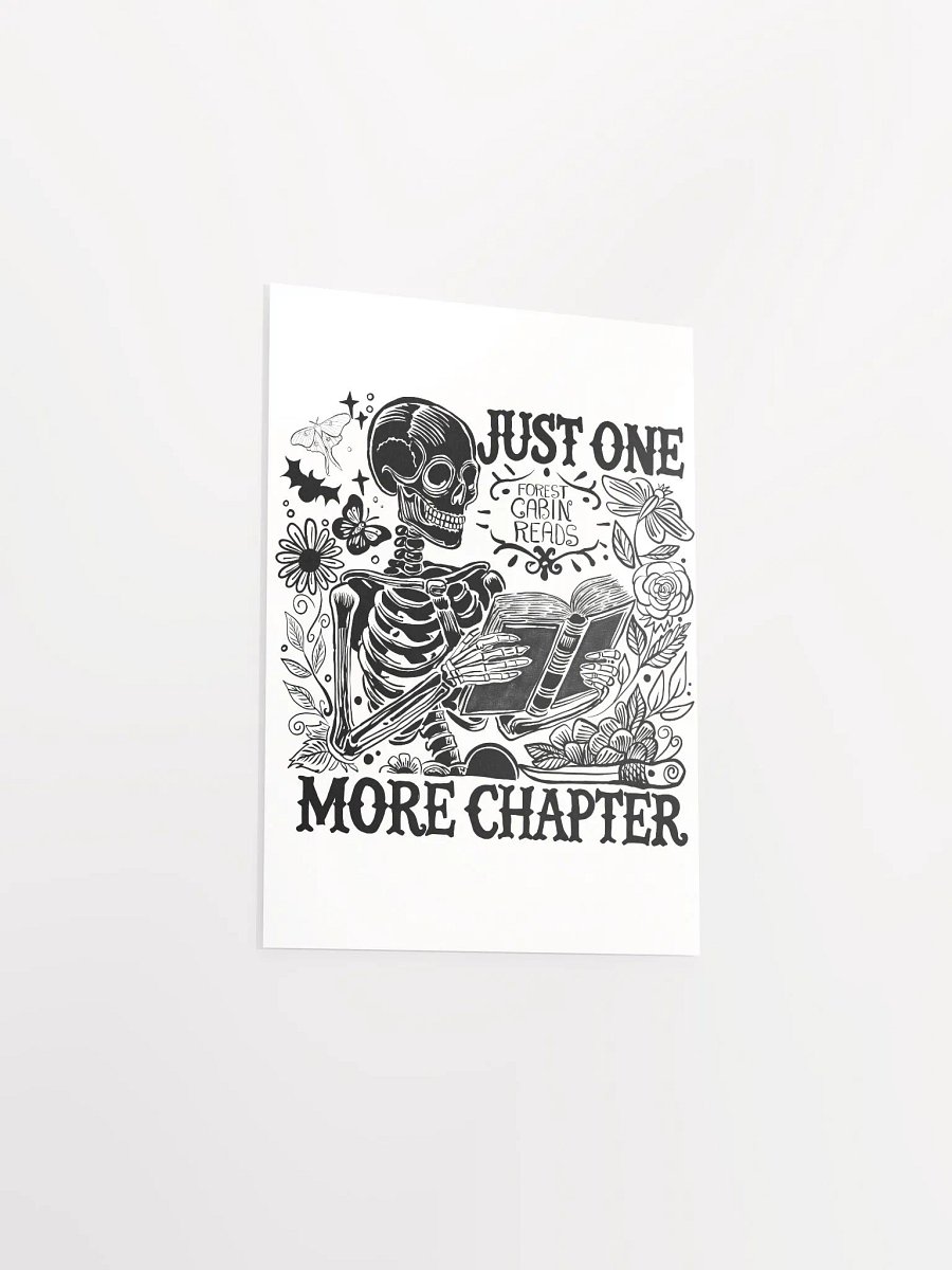 "One More Chapter" Skeleton Art Print product image (3)