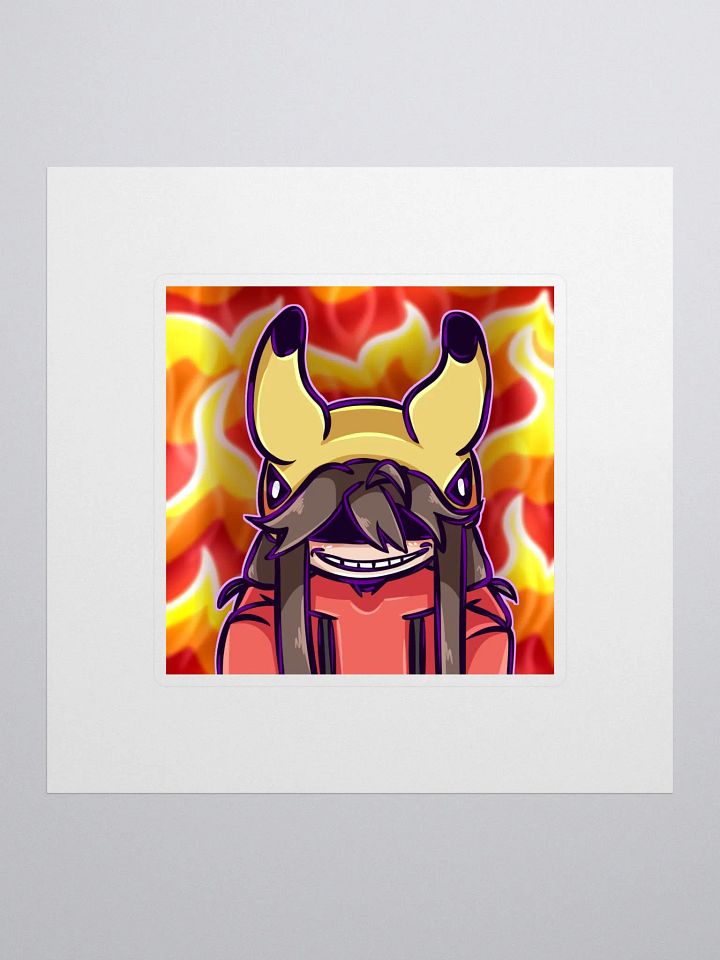 GE3T3E Evil Fire Sticker product image (1)