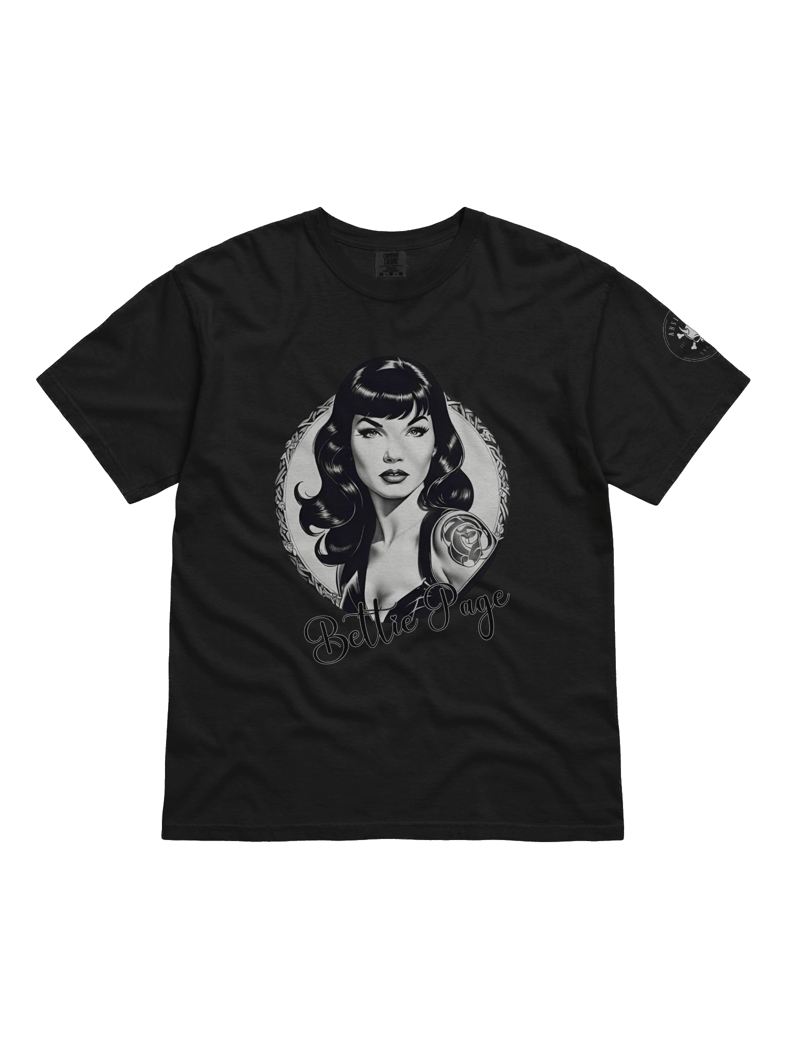 Bettie Page Illustrated Vintage T-Shirt product image (1)