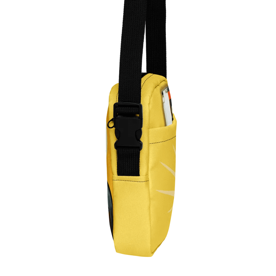 TB 303 Chill-out Lady by Frank Fonik, Techno EDM Utility Crossbody Bag product image (4)