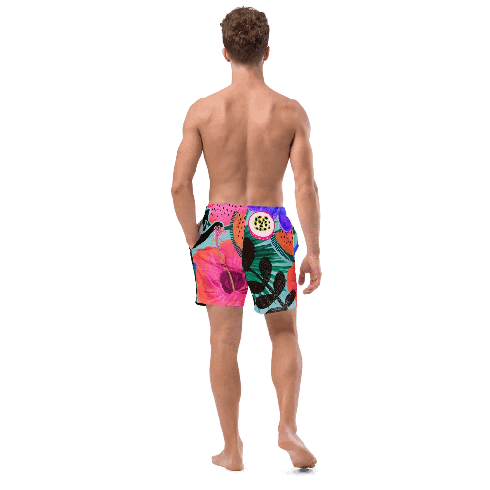 Tropical Fusion All-Over Swim Trunks product image (12)