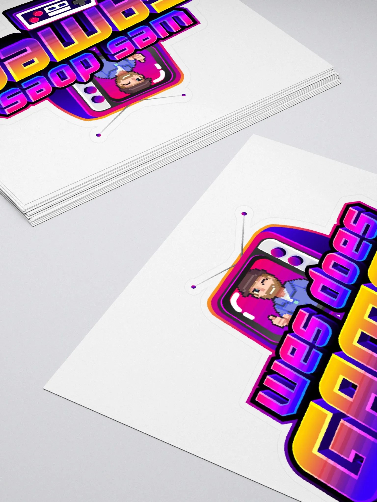 Wes Does Games Logo Sticker product image (4)