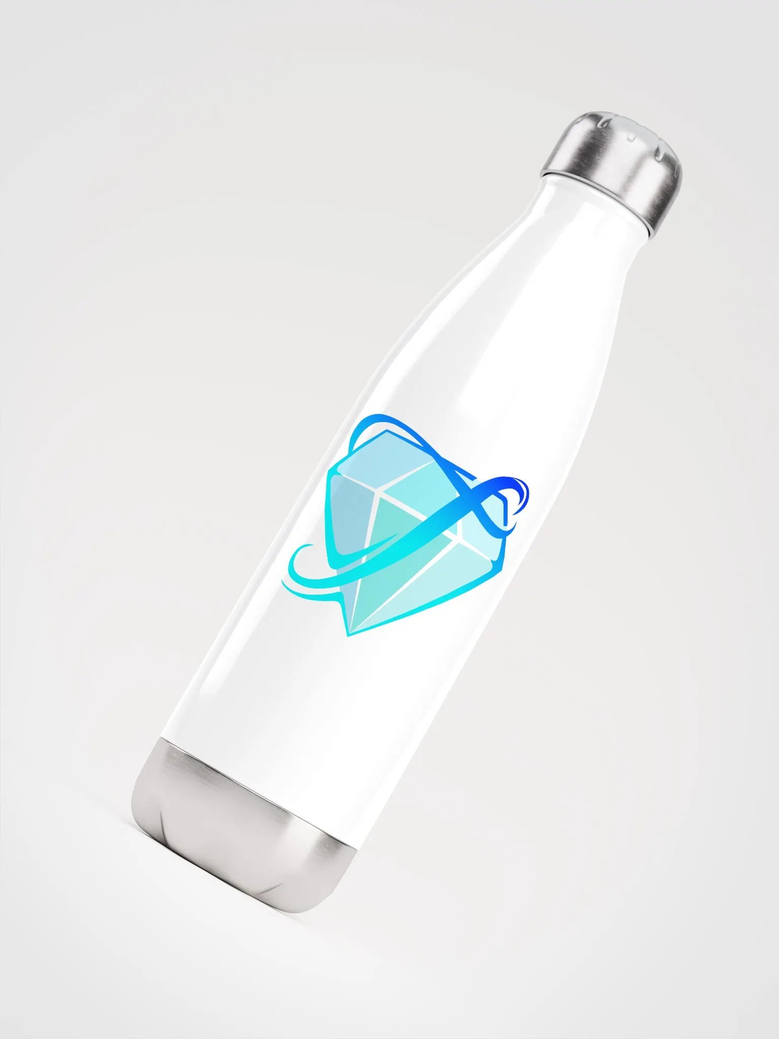 Blue logo tumbler product image (4)