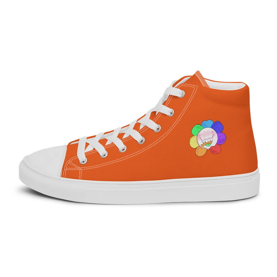 Orange and White Flower Sneakers product image (7)