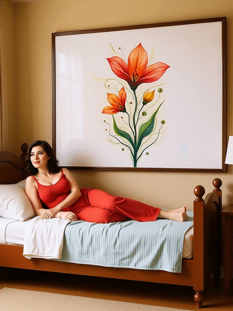 Whimsical Floral Delight Thin Canvas product image (2)