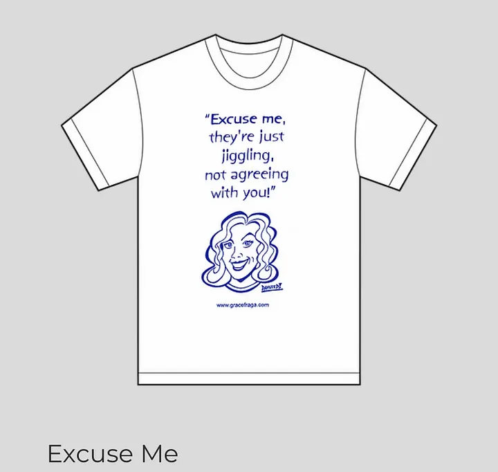 FUNNY TEES FOR YOU - They're just jiggling... product image (1)