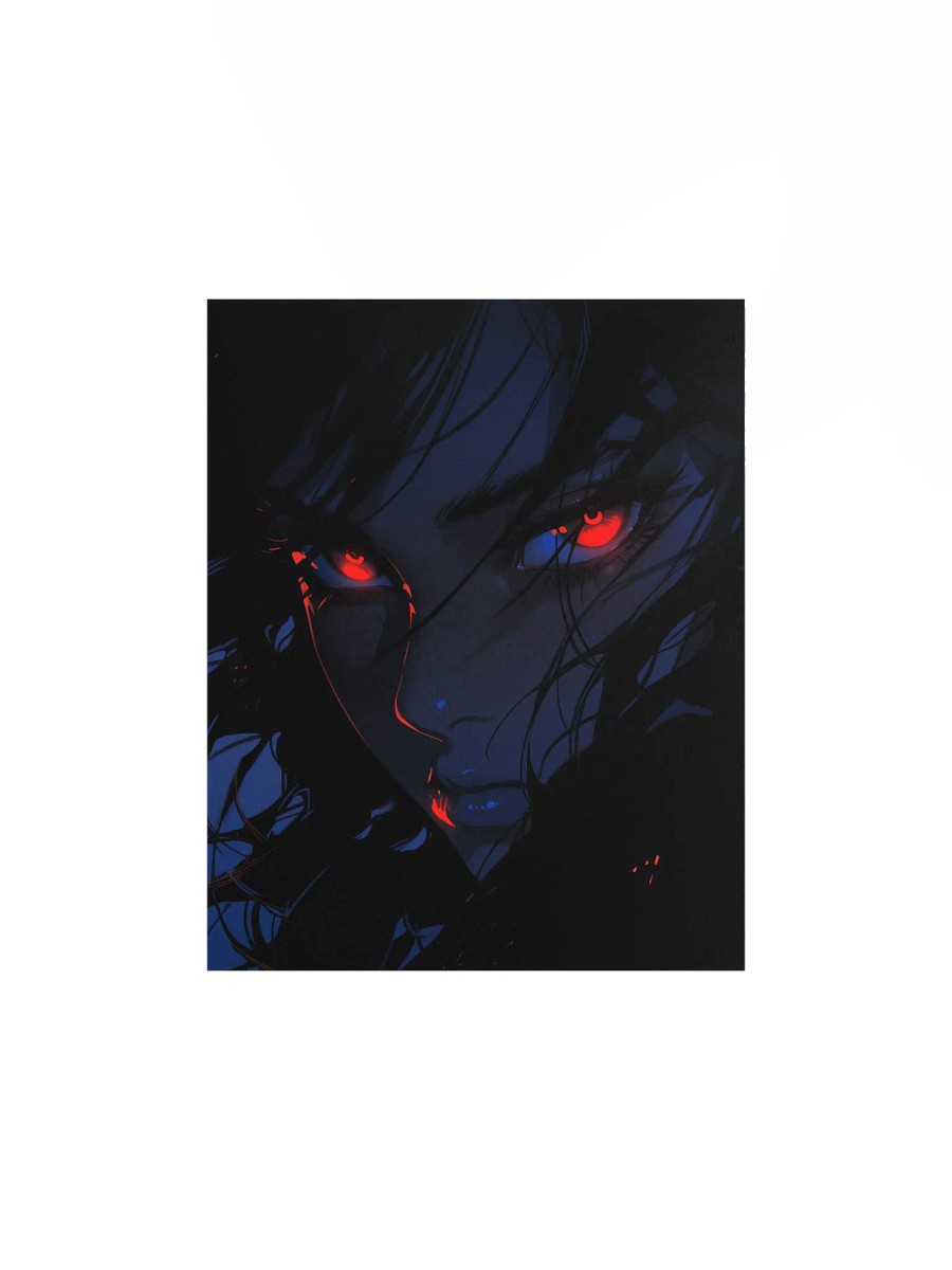 Crimson Gaze Matte Poster product image (4)