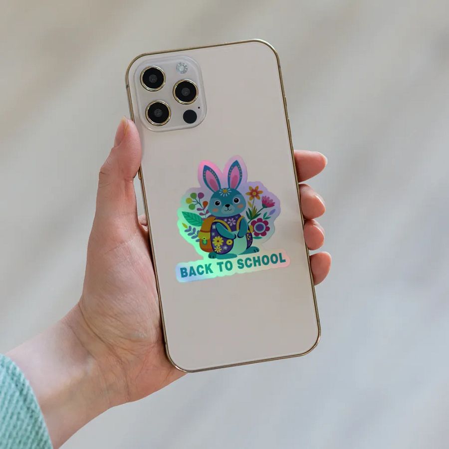 Back to School Cute Rabbit Sticker product image (8)
