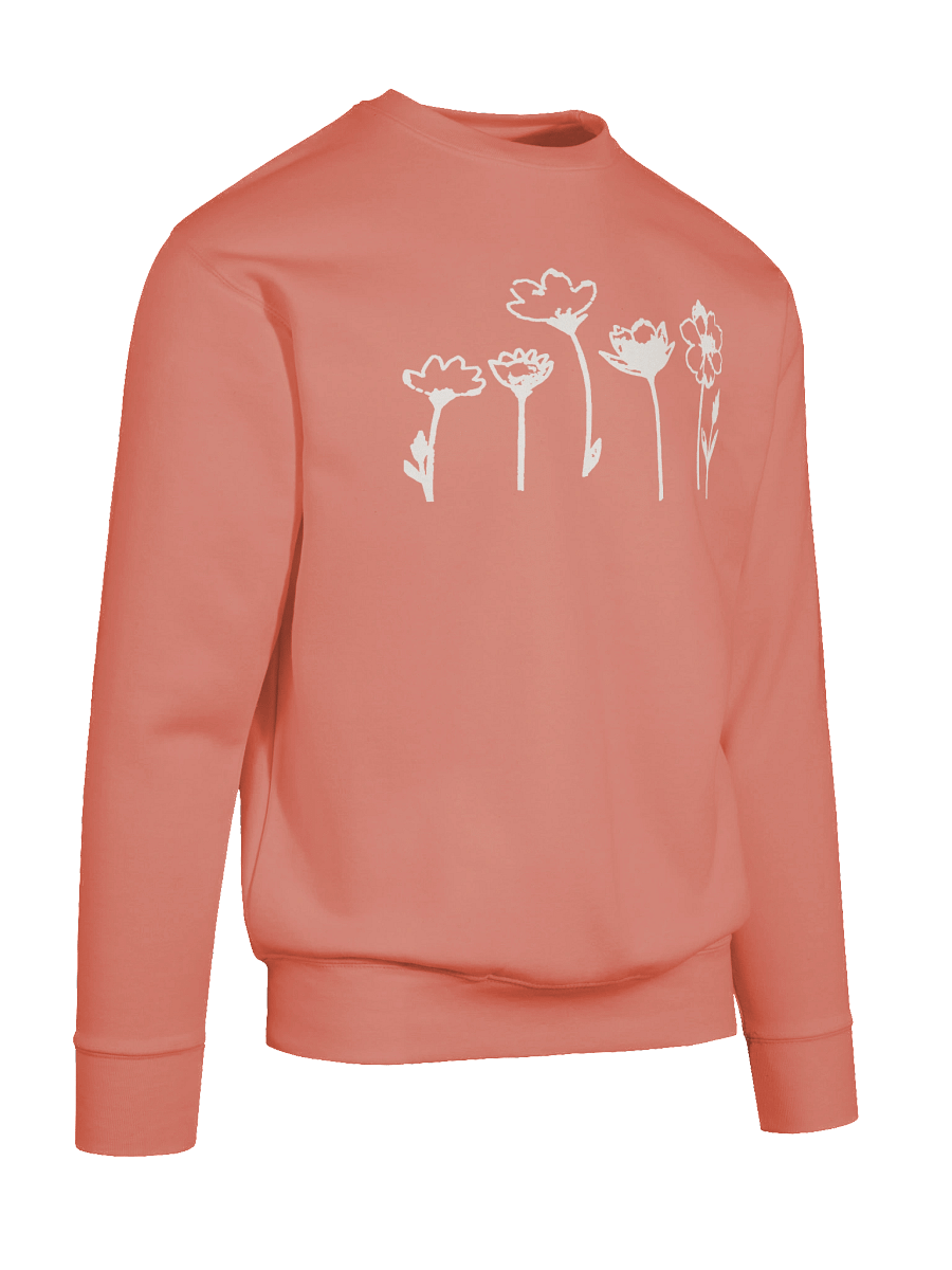 Wildflowers Minimalist Lineart Blossom Breeze Sweatshirt product image (59)