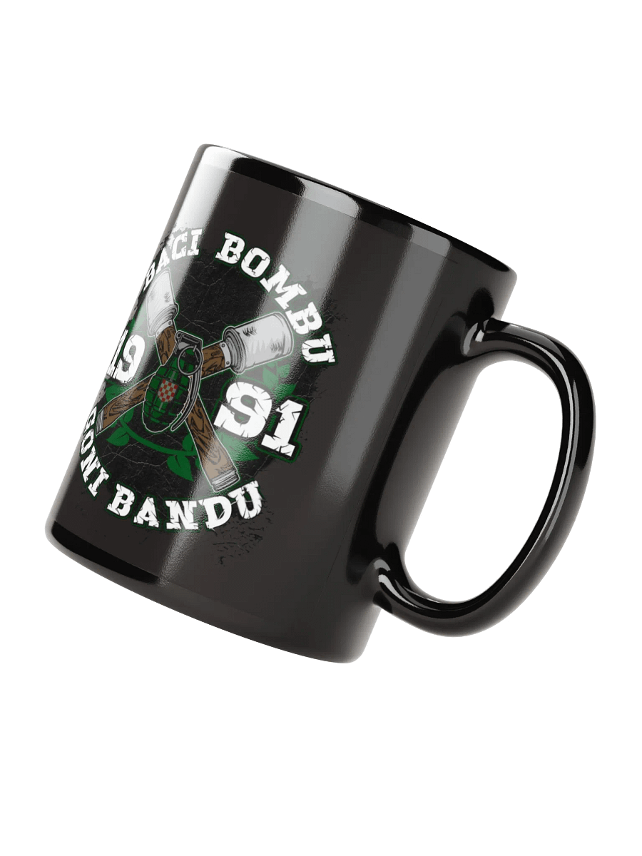 BACI BOMBU Emblem Black Glossy Mug product image (12)