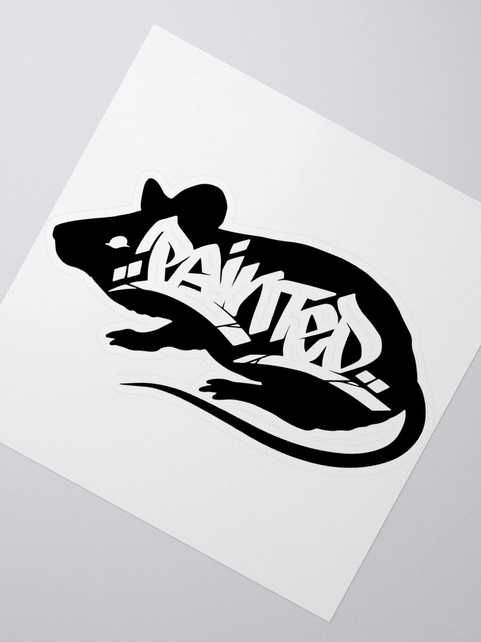 Black Rat Sticker product image (2)