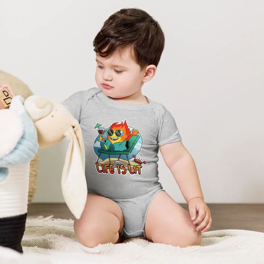 MamaFlame Life is Lit Onesie product image (3)