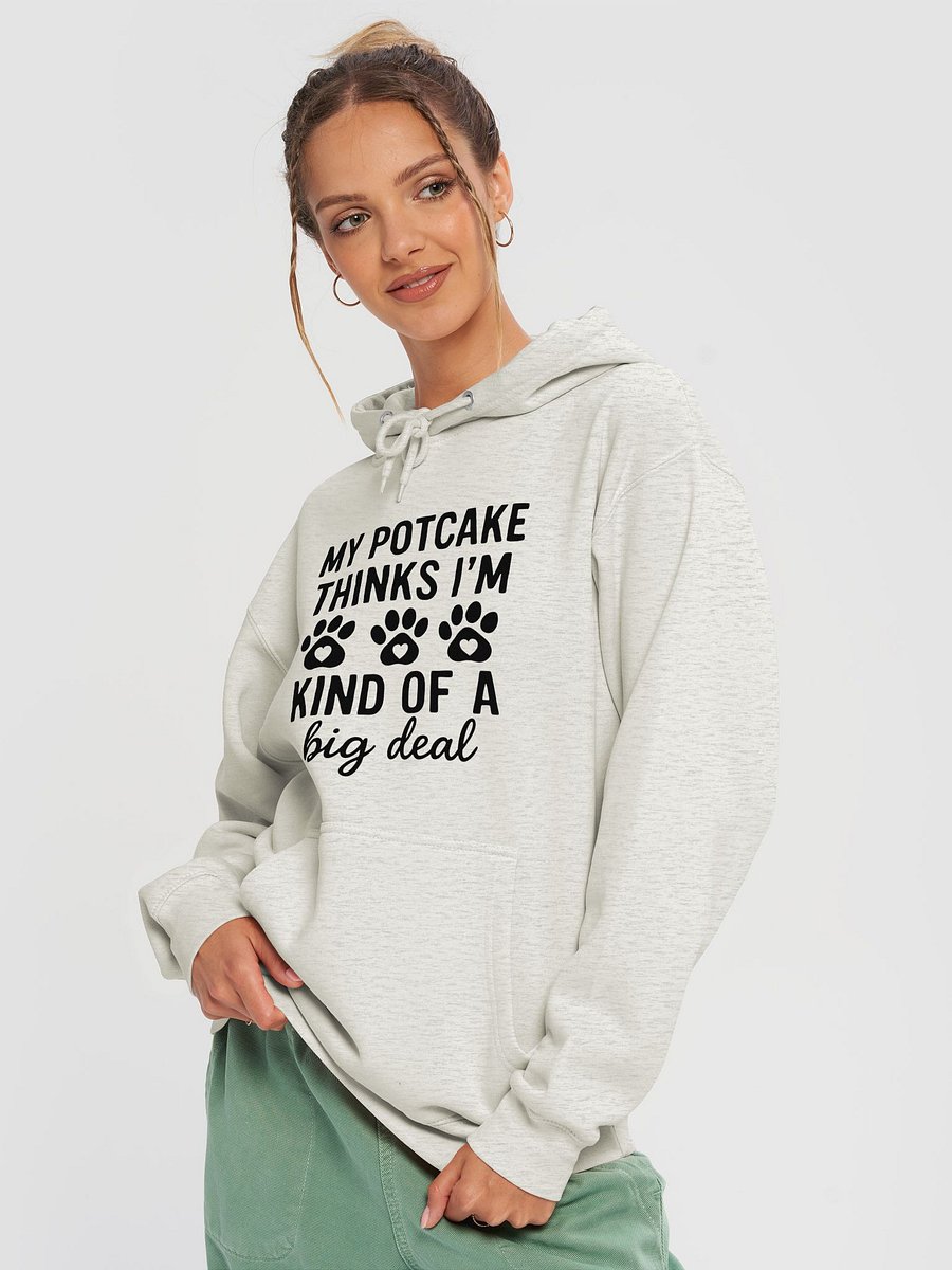 My Potcake Thinks I'm a Big Deal" Dog Lover Hoodie product image (6)
