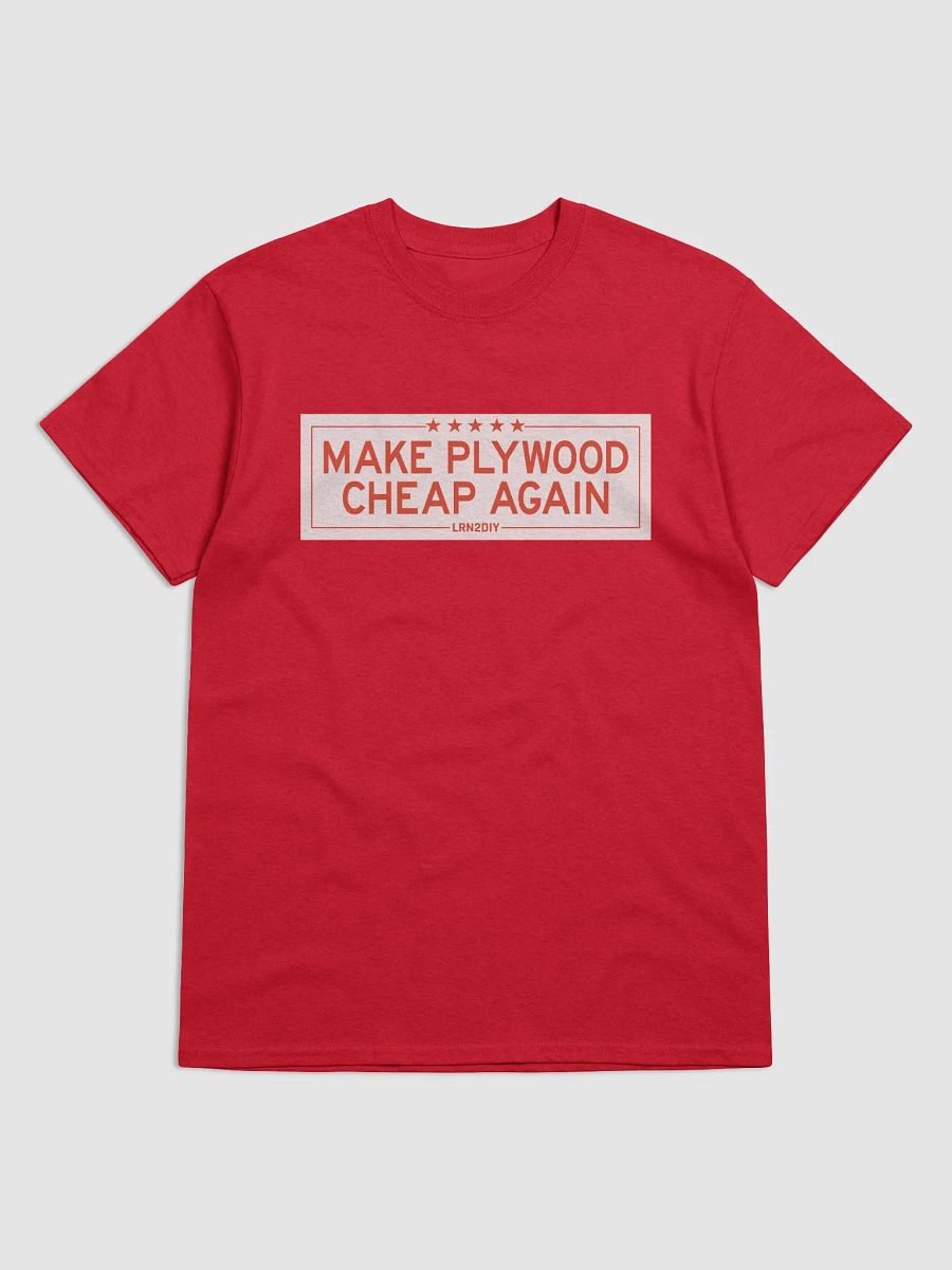 Make Plywood Cheap Again (Light Version) - Heavyweight Tee product image (5)