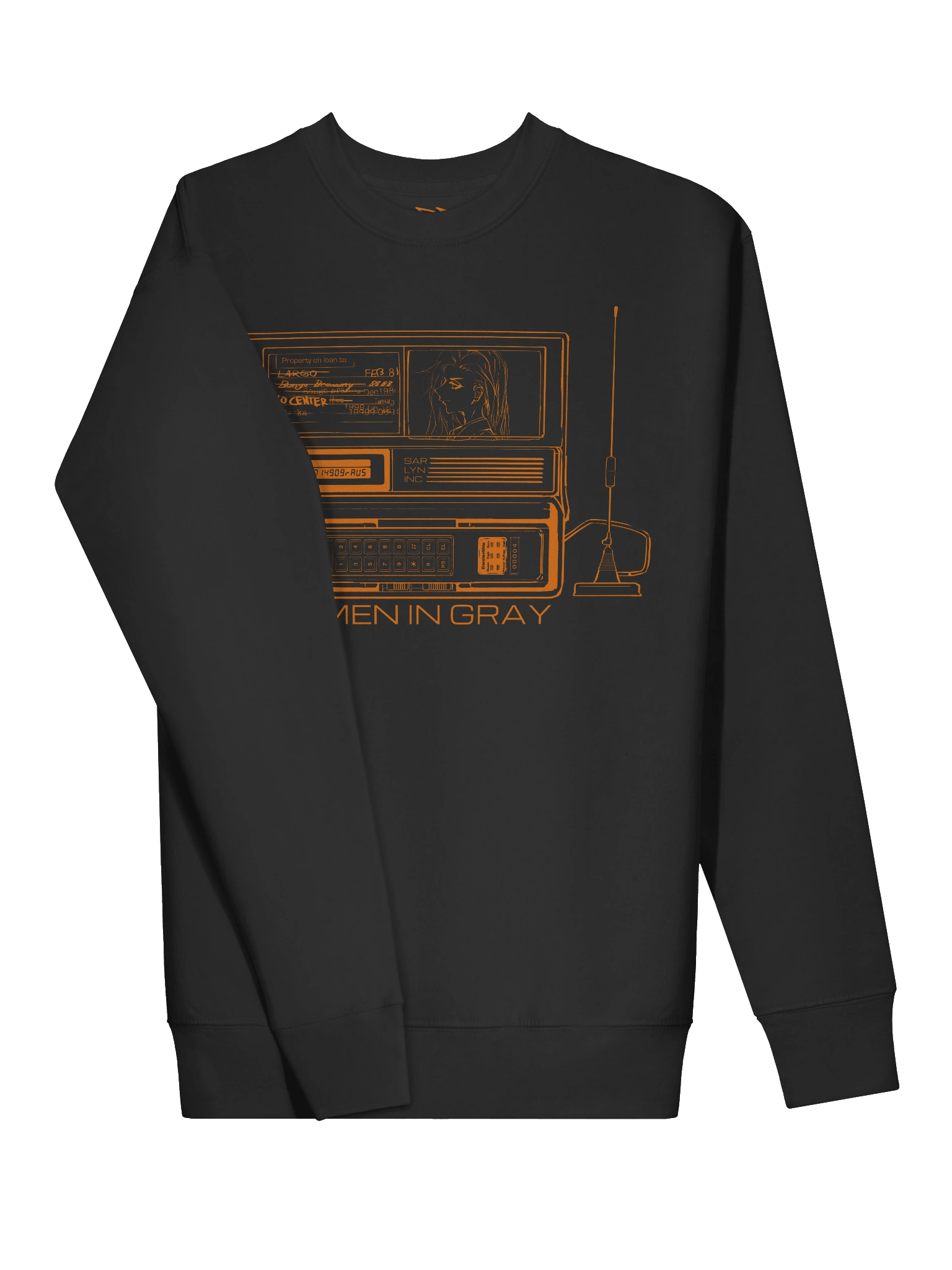 Women in Gray - Mobile Phone Long Tee (amber) product image (3)