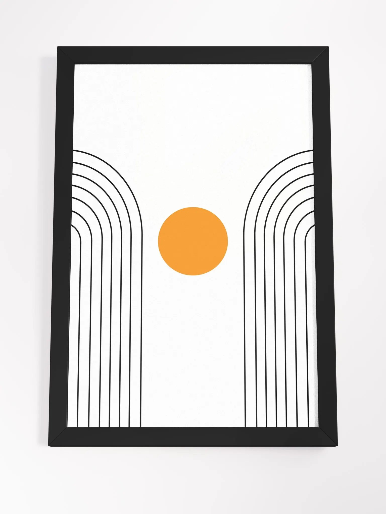 Symmetry in Orange Poster product image (23)