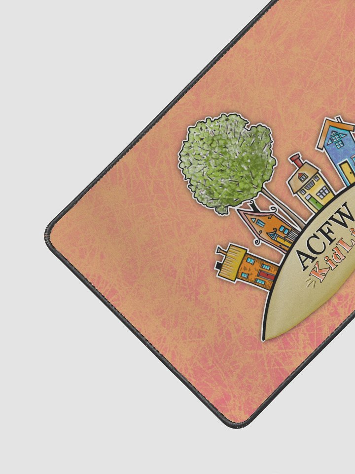 Whimsical ACFW KidLit House Computer Desk Mat Orange product image (2)