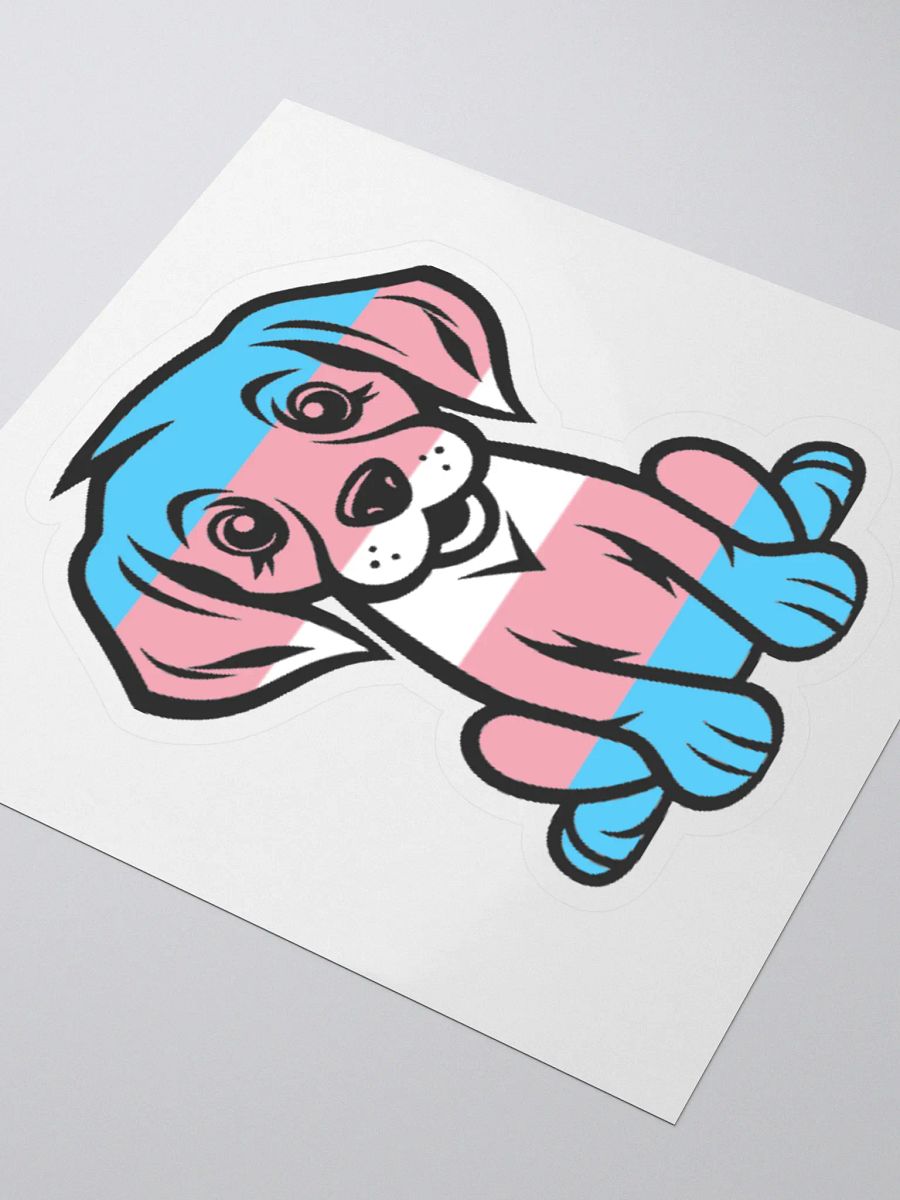 Transgender Pride Puppy Sticker product image (3)
