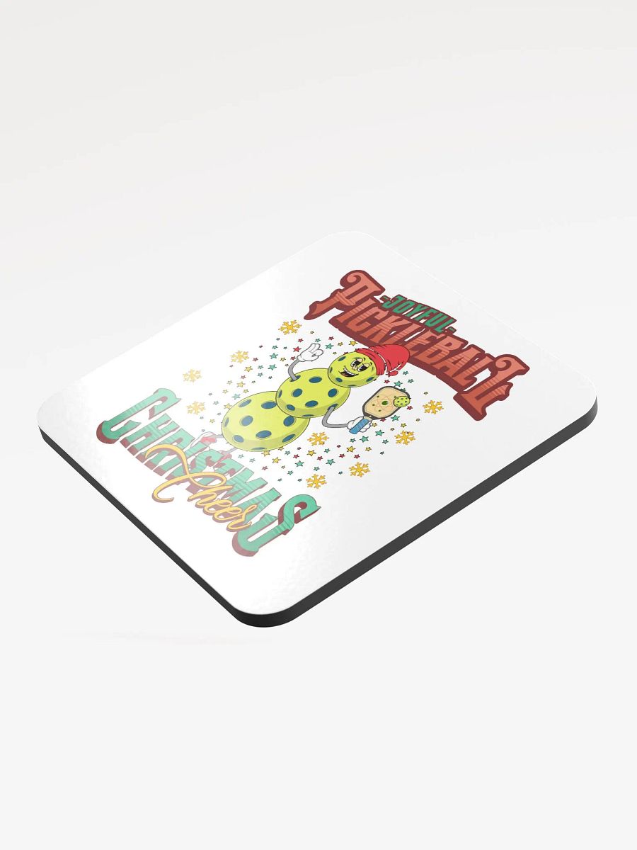 Joyful Pickleball Christmas Cheer Snowman Coaster Set product image (3)