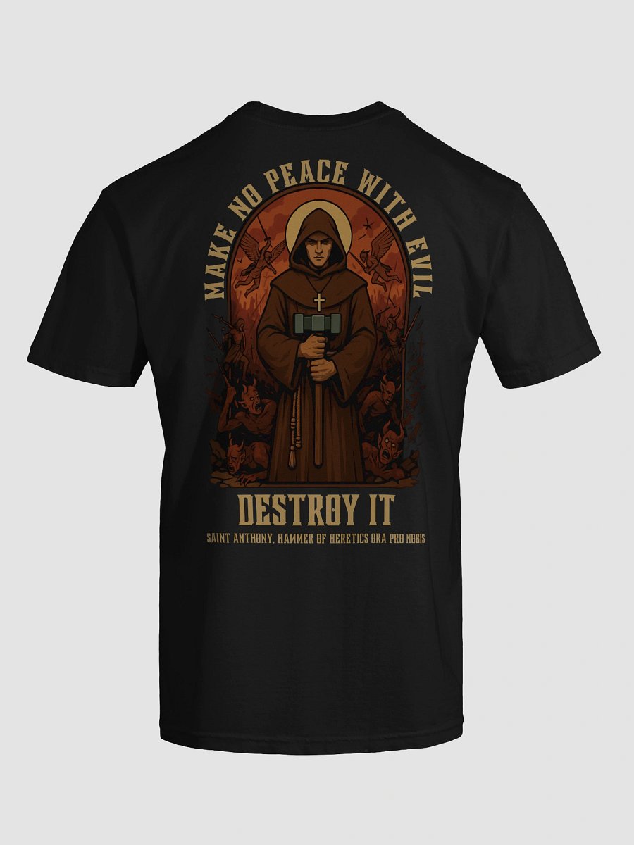 Saint Anthony Hammer of Heretics Heavy Tee product image (9)