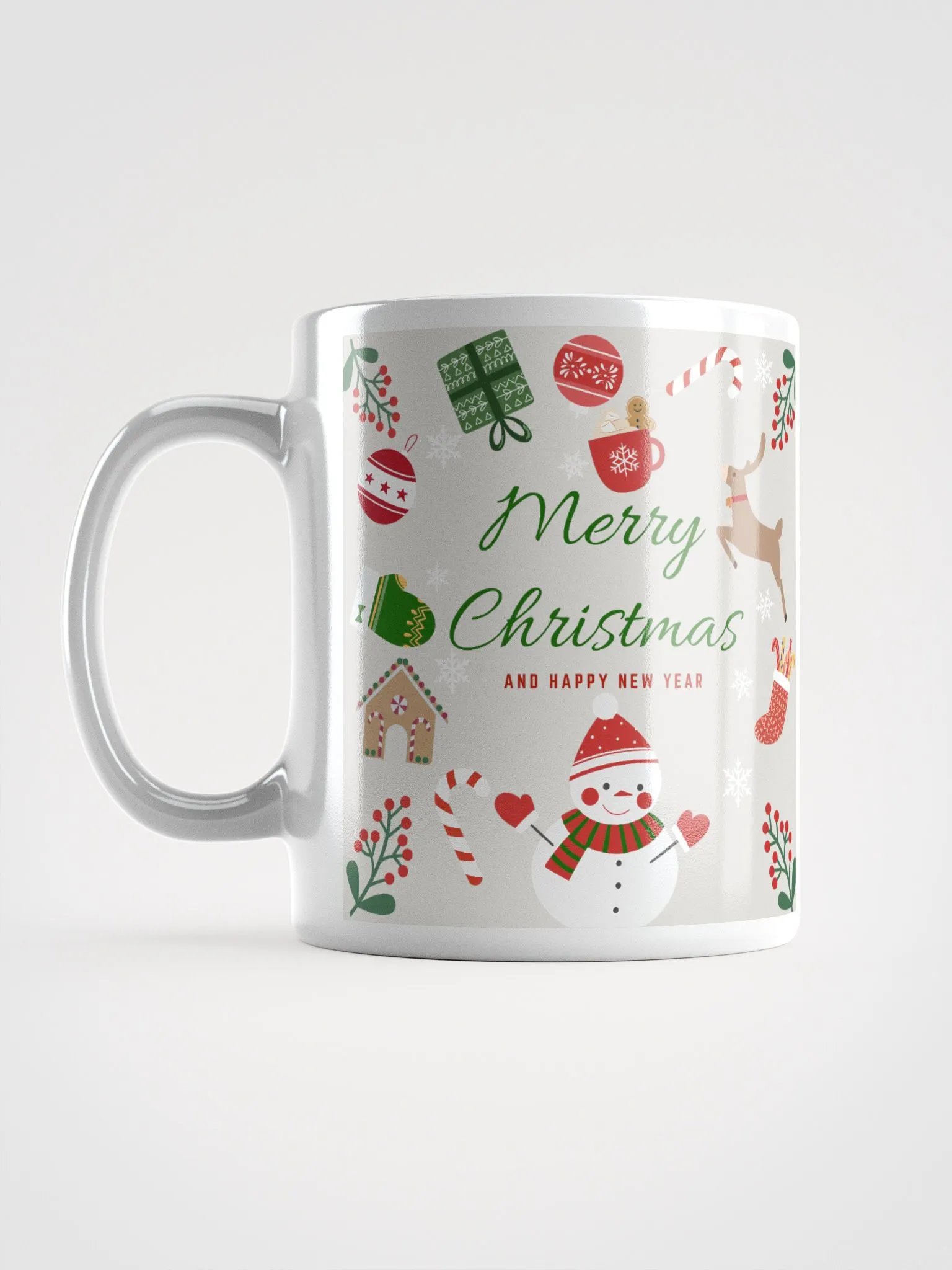 Festive Greetings White Glossy Mug product image (17)