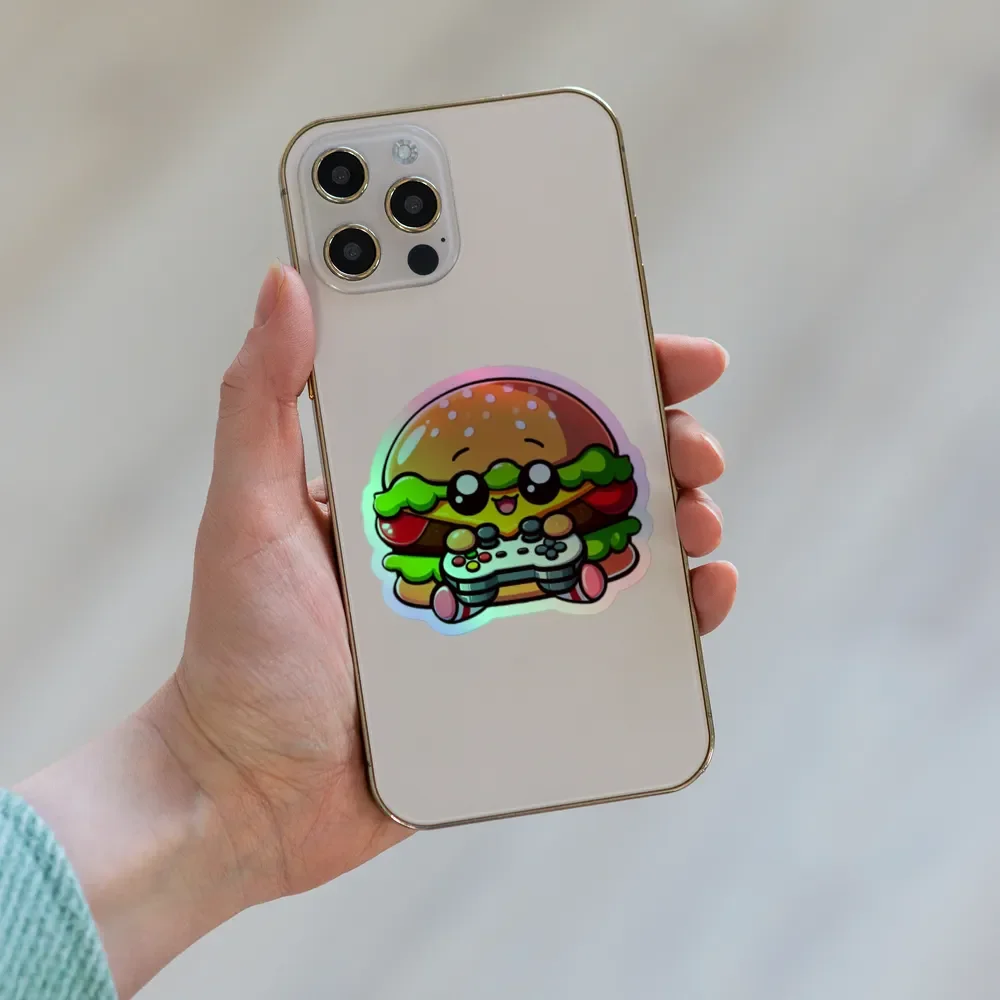 Gamer Burger Holographic Sticker Sheet product image (8)